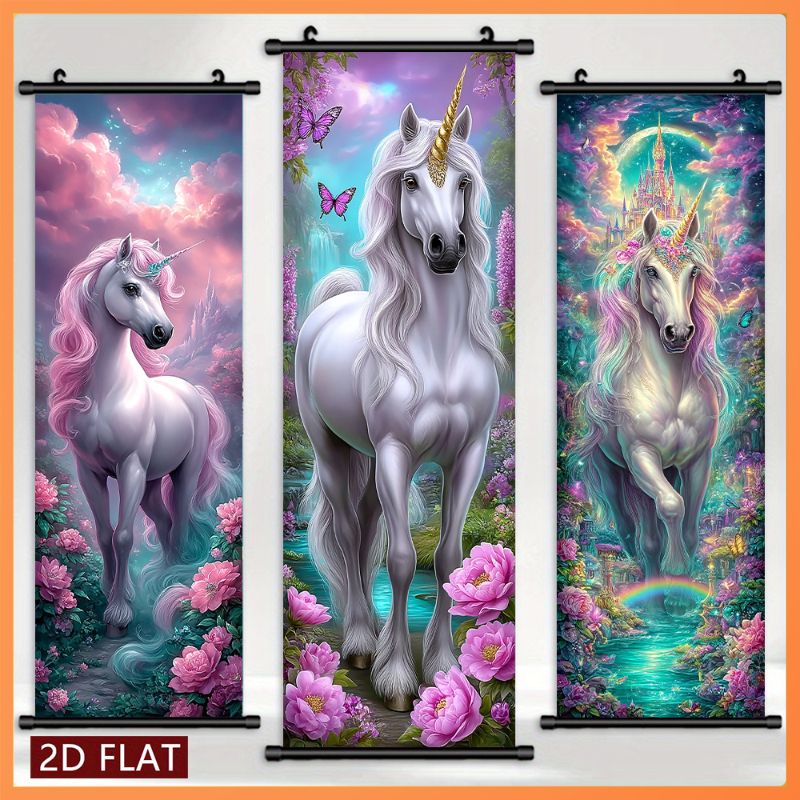VIKAMA Enchanted Unicorn Wall  - Wall Scroll Tapestry recension och pris