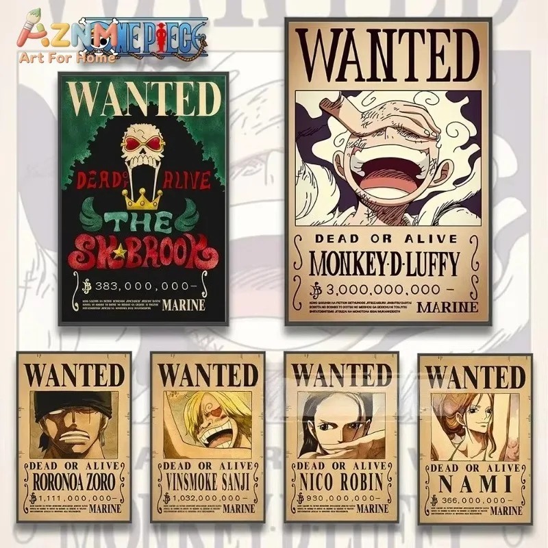 AZNM One Piece Luffy Gear 5 Wa - Anime Merchandise Posters recension och pris