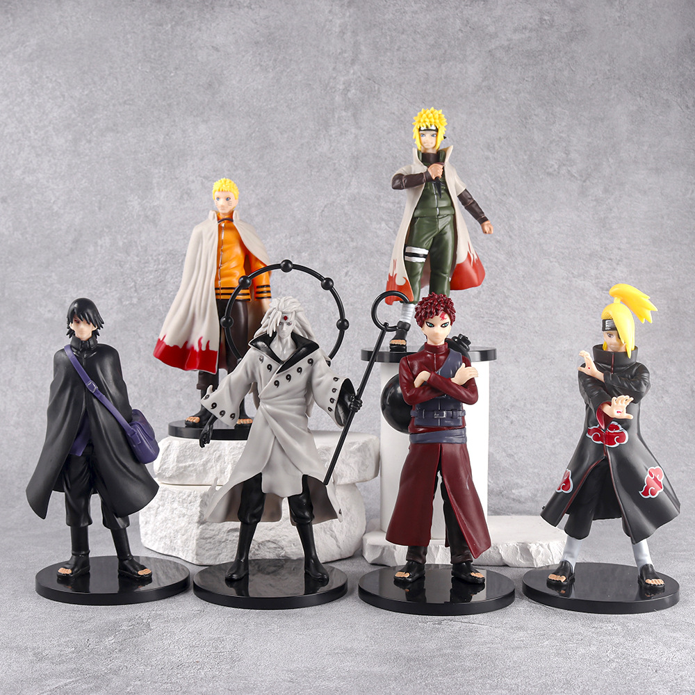 6pcs/set New Naruto Anime Figu - Rare Anime Merchandise recension och pris