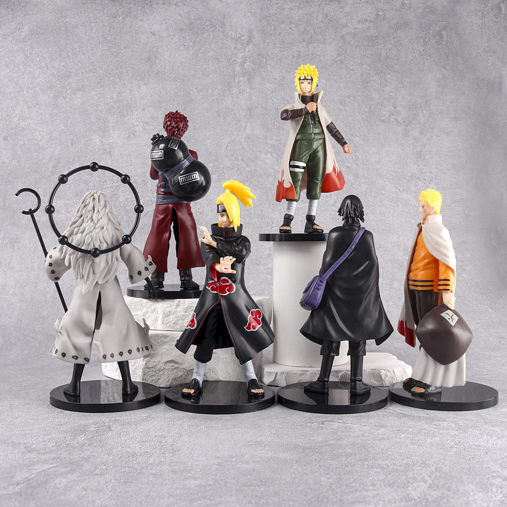 6pcs/set New Naruto Anime Figu - Rare Anime Merchandise recension och pris