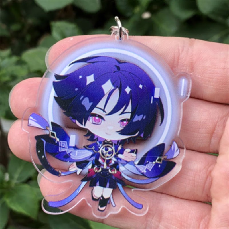 Genshin Impact Cosplay Keychai - Anime Merchandise China recension och pris
