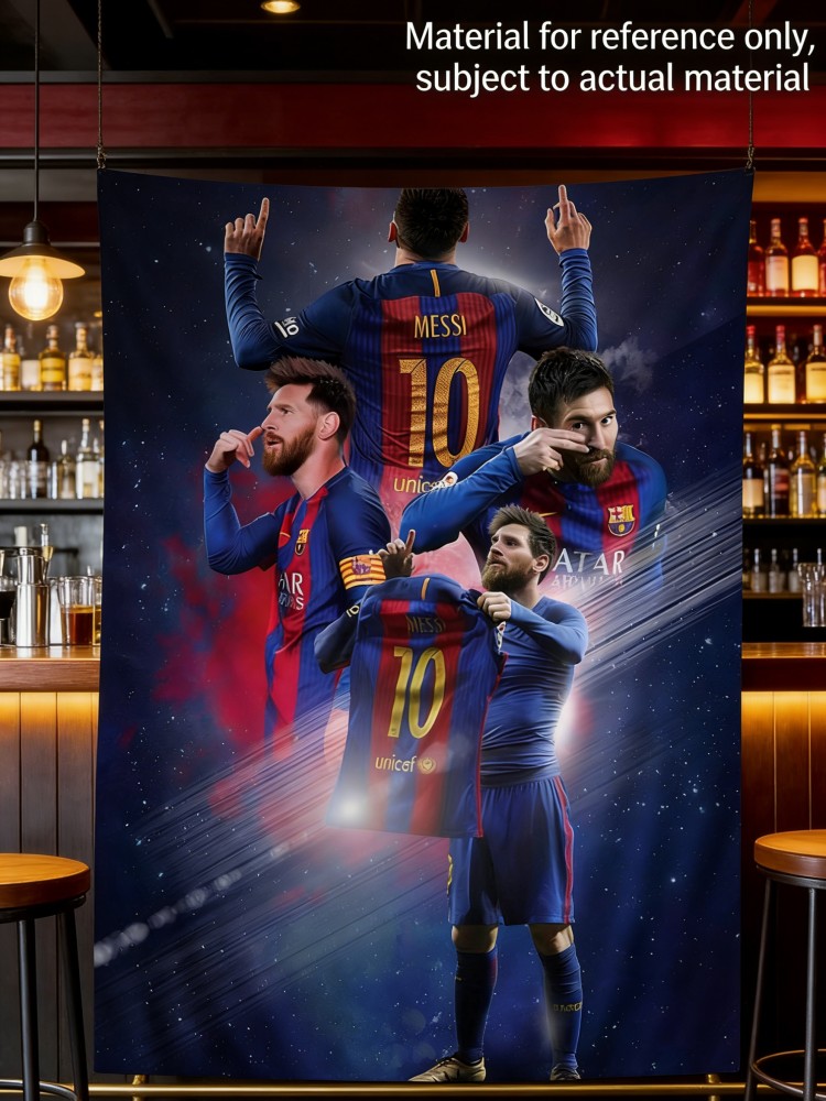 Lionel Messi Barcelona #10 Tap - Wall Scroll Tapestry recension och pris