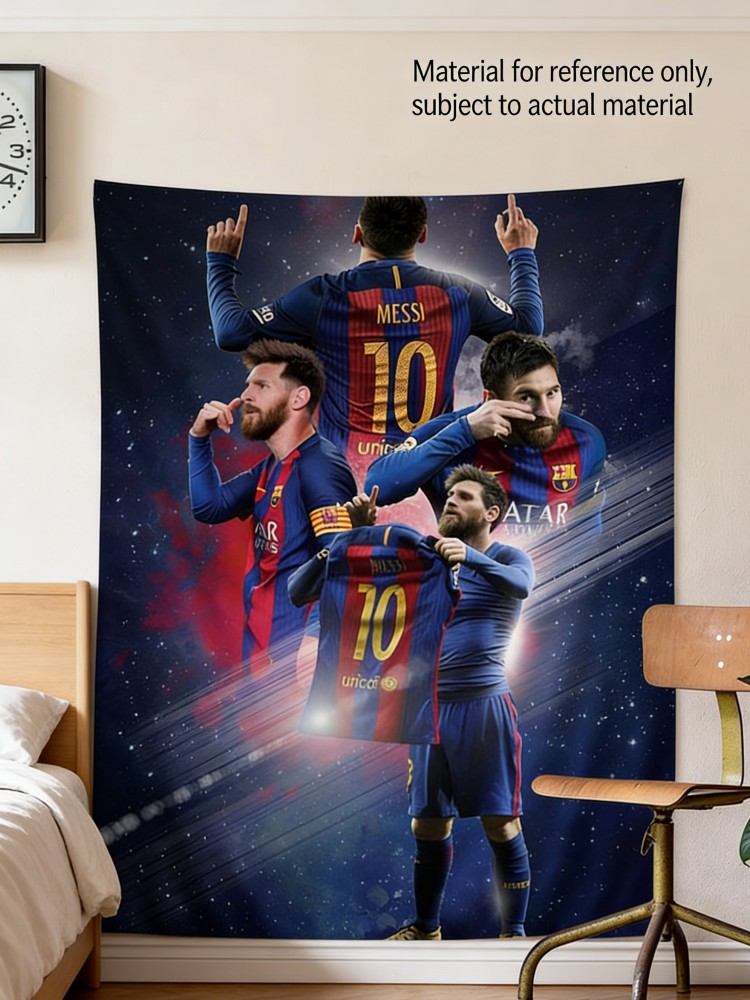 Lionel Messi Barcelona #10 Tap - Wall Scroll Tapestry recension och pris