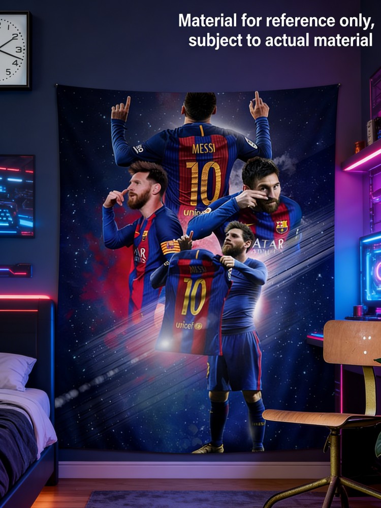 Lionel Messi Barcelona #10 Tap - Wall Scroll Tapestry recension och pris