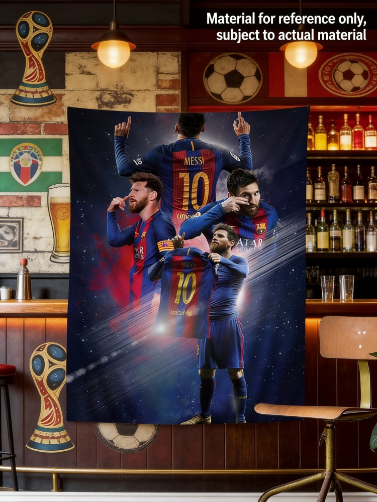 Lionel Messi Barcelona #10 Tap - Wall Scroll Tapestry recension och pris