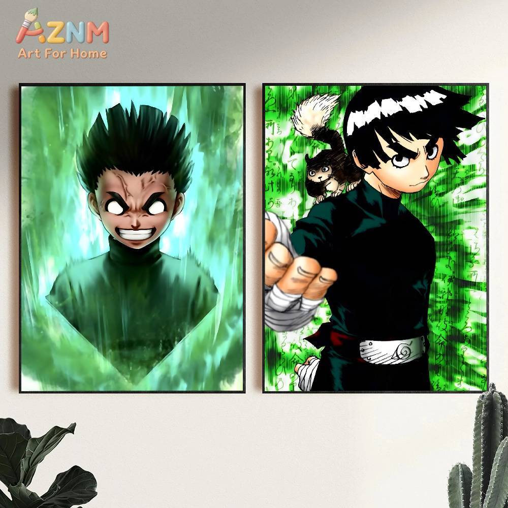 AZNM Naruto Rock Lee The Taiju - Anime Merchandise Posters recension och pris