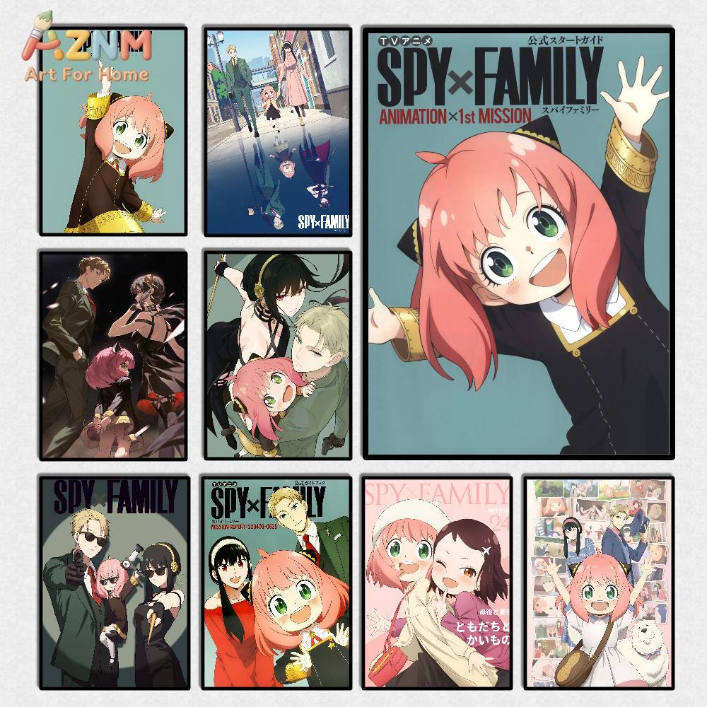 AZNM Spy x Family Anime Canvas - Anime Merchandise Posters recension och pris