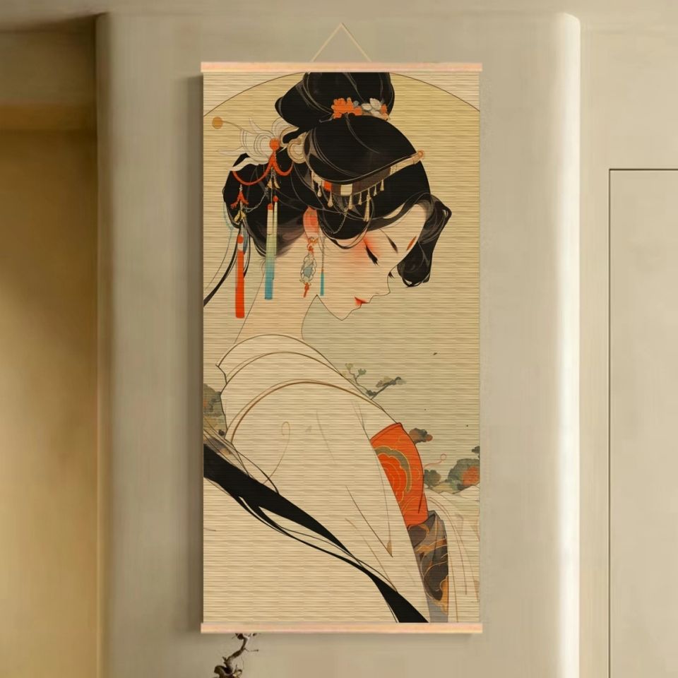 Handmade Bamboo Scroll Tapestr - Wall Scroll Tapestry recension och pris