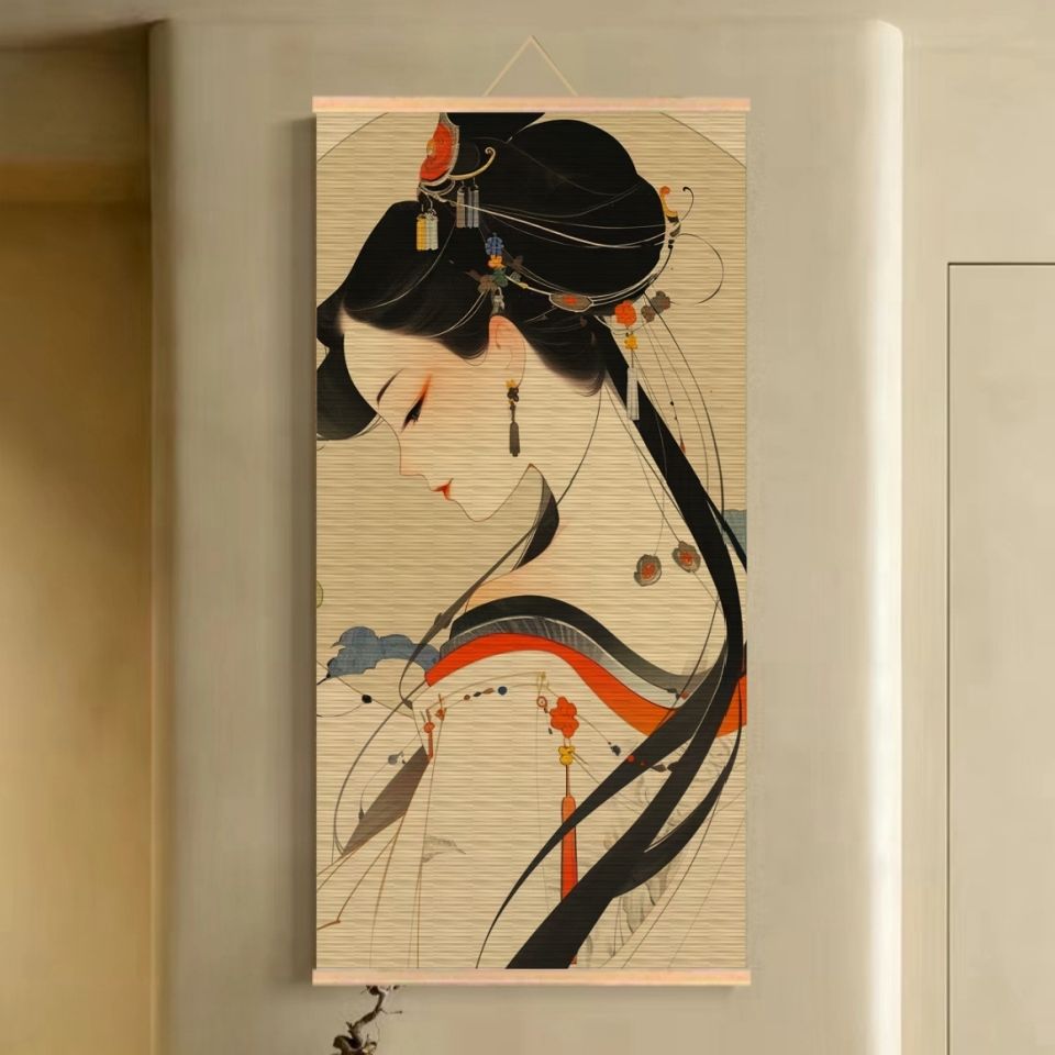Handmade Bamboo Scroll Tapestr - Wall Scroll Tapestry recension och pris