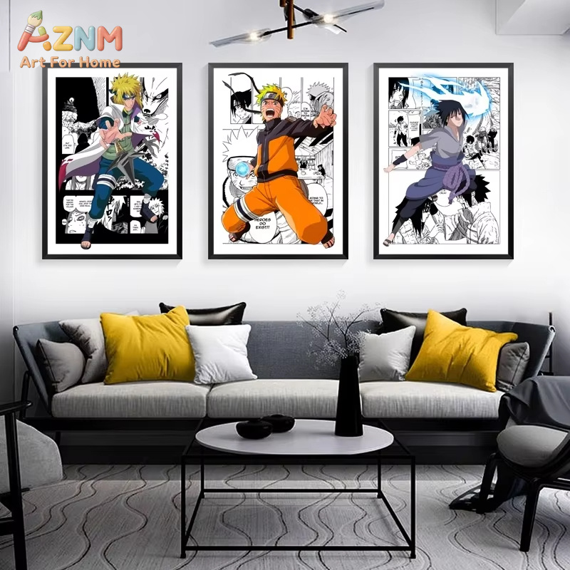 1pc frameless Canvas Paintings - Anime Merchandise Posters recension och pris