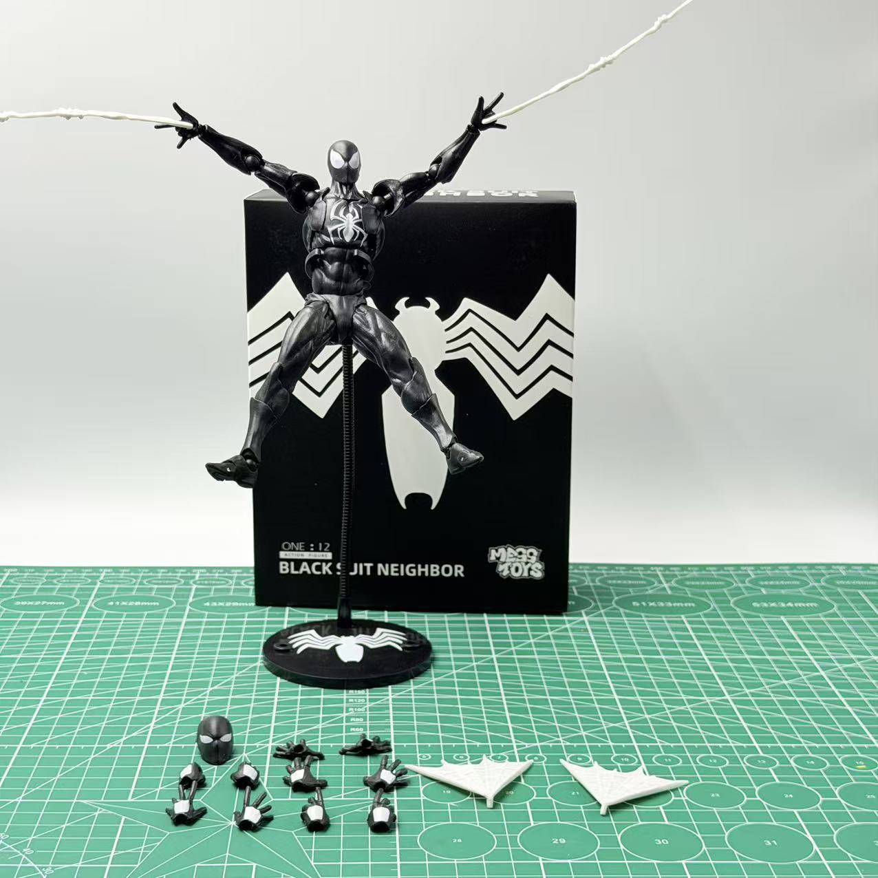 Bandai Symbiote Spider-Man Bla - Good Smile Company Figma recension och pris