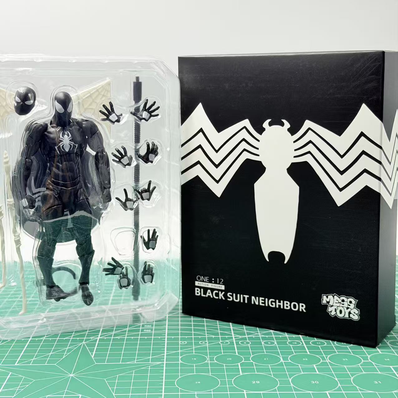 Bandai Symbiote Spider-Man Bla - Good Smile Company Figma recension och pris