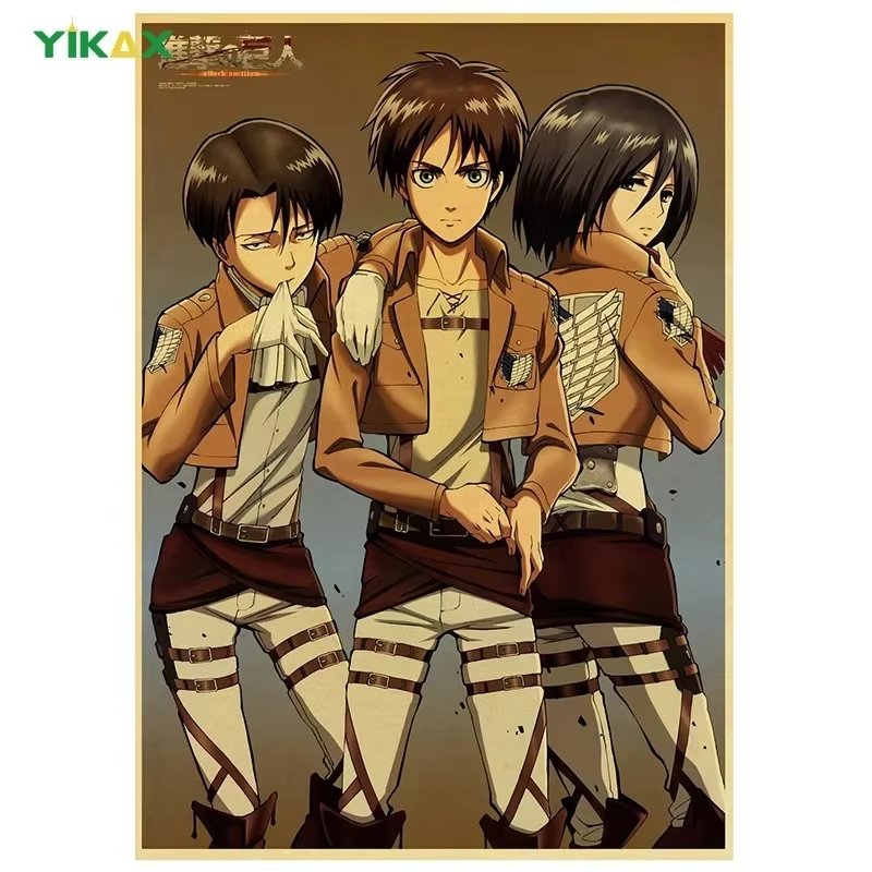 JOJO Retro Kraft Paper Anime J - Anime Merchandise Posters recension och pris