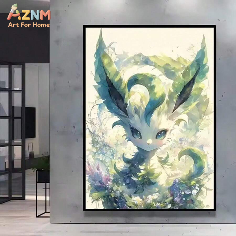 AZNM Watercolor Eeveelutions C - Anime Merchandise Posters recension och pris