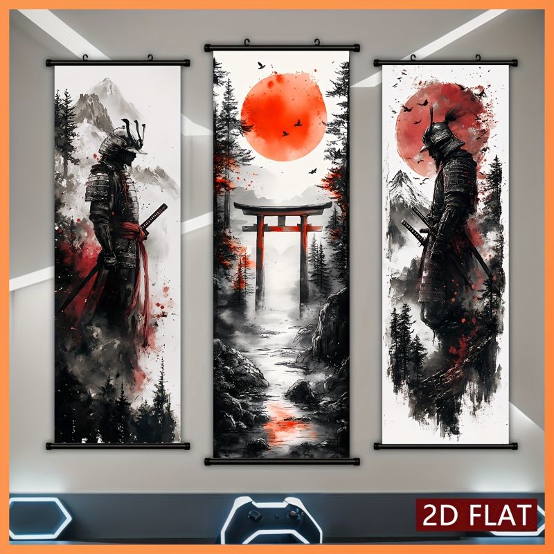 VIKAMA Bushi Warrior Shrine Ga - Wall Scroll Tapestry recension och pris