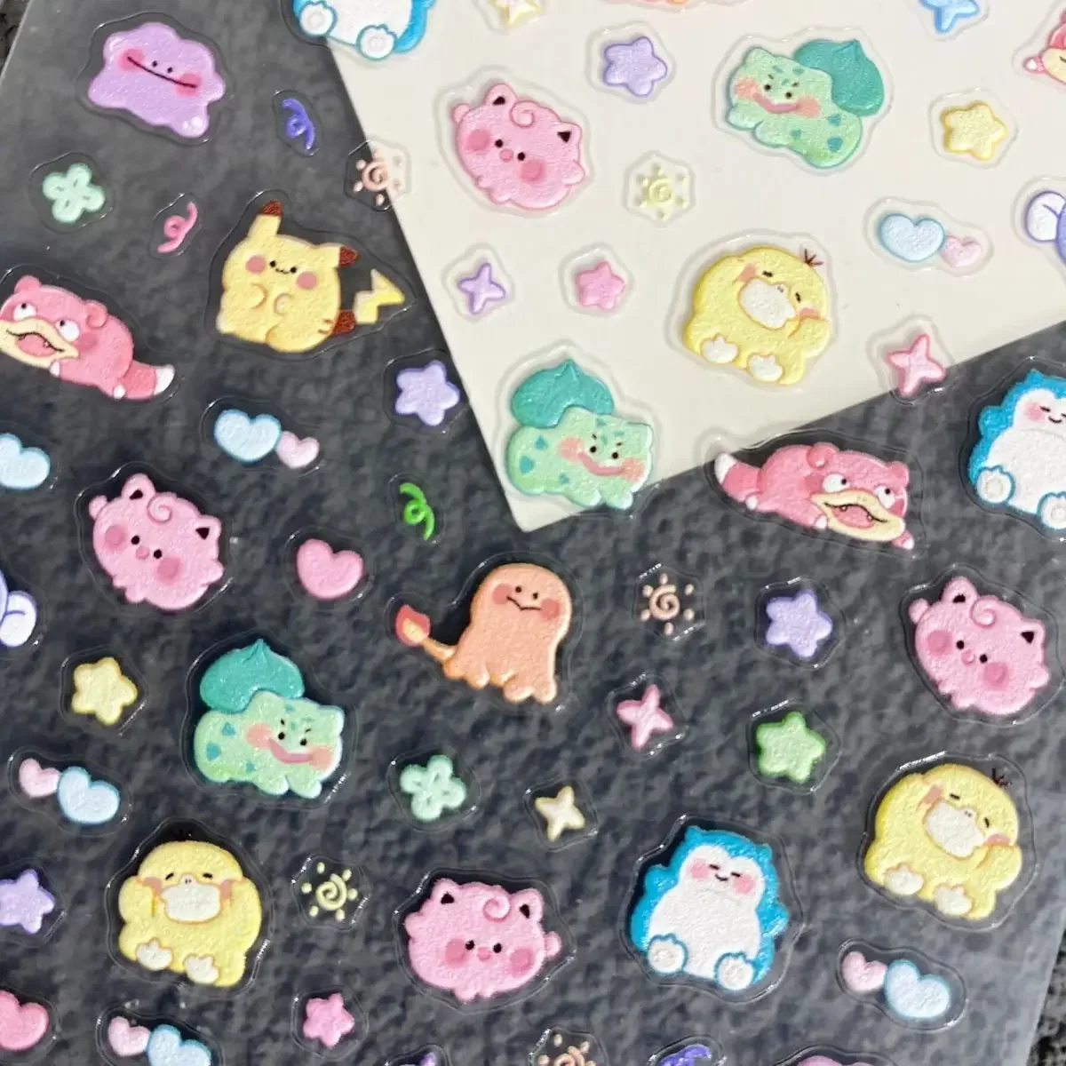 Pakem Pikachu Nail Stickers 5D - Anime Merchandise Nepal recension och pris