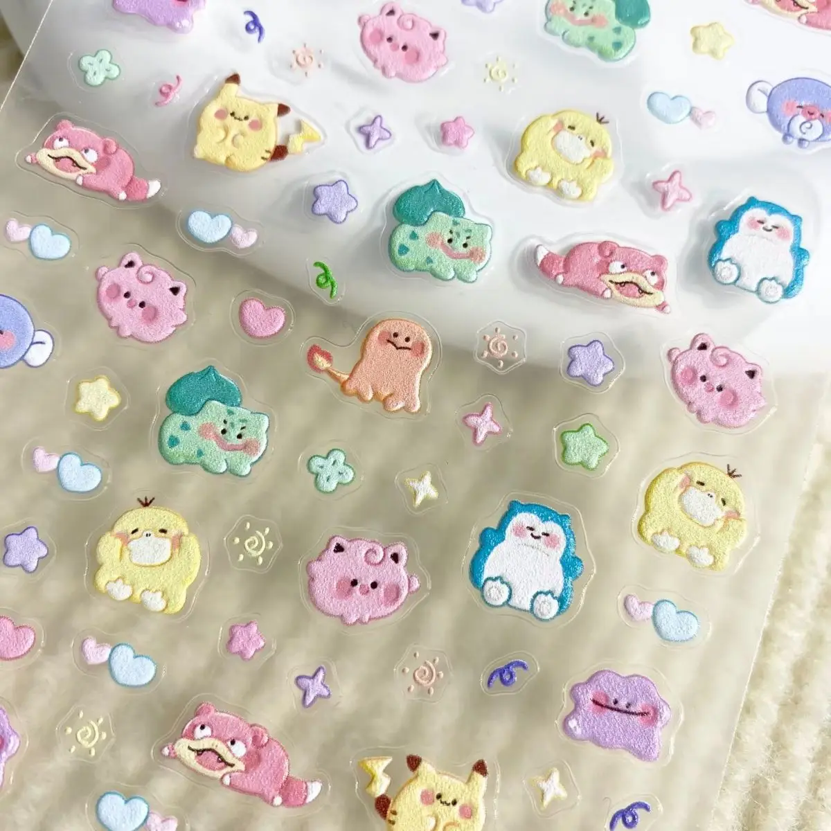 Pakem Pikachu Nail Stickers 5D - Anime Merchandise Nepal recension och pris