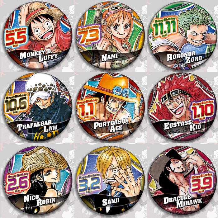 One Piece Anime Badge Pin Set  - Anime Merchandise China recension och pris